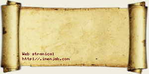 Josif Jaglikić vizit kartica